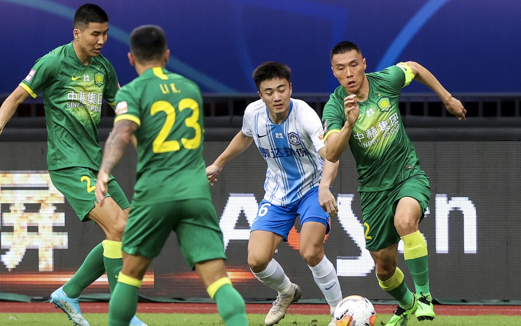 天津泰达客场击败实力强劲的对手